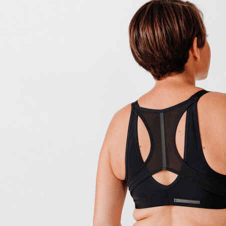 Kokoon+ post-surgery high-support bra for jogging - Black (medical device)