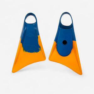 Aletas Bodyboard Churchill Makapuu Naranja/Azul