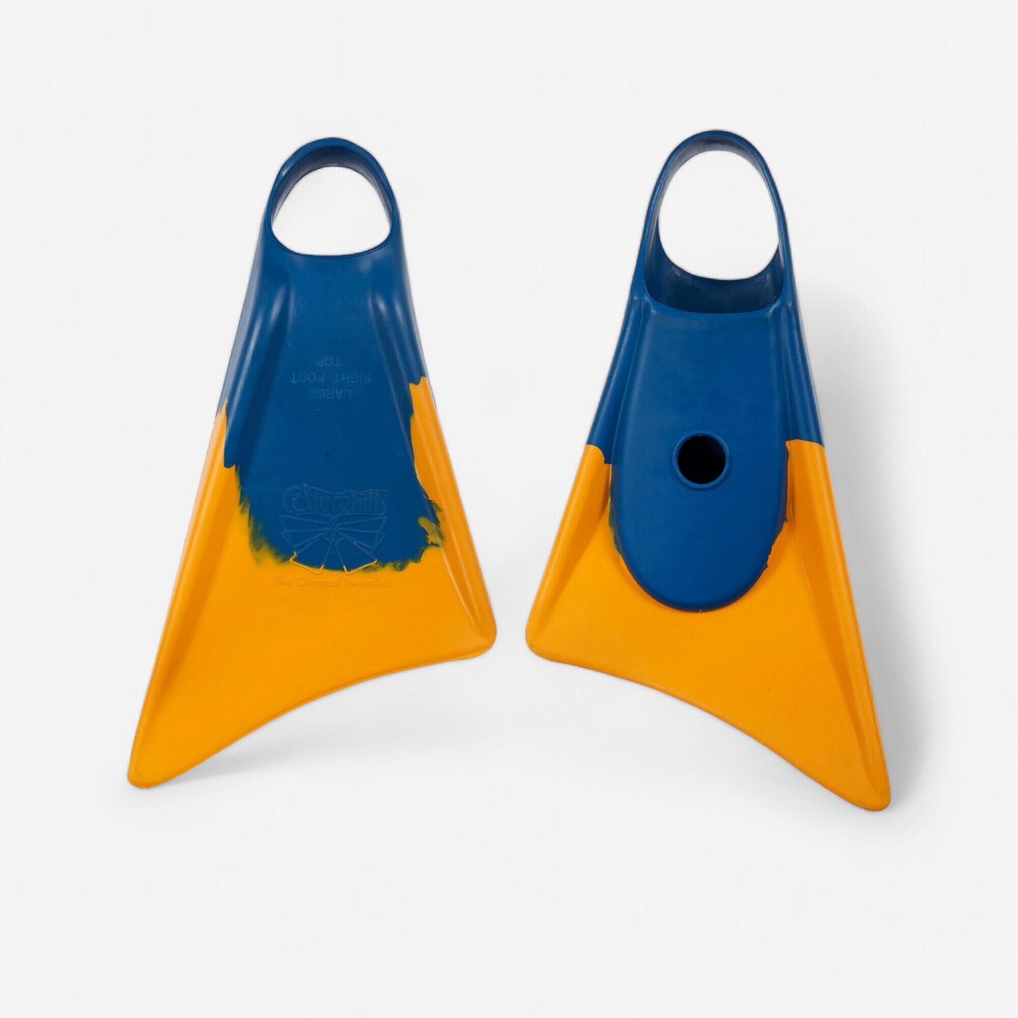 CHURCHILL Bodyboarding fins MAKAPUU Orange / Blue