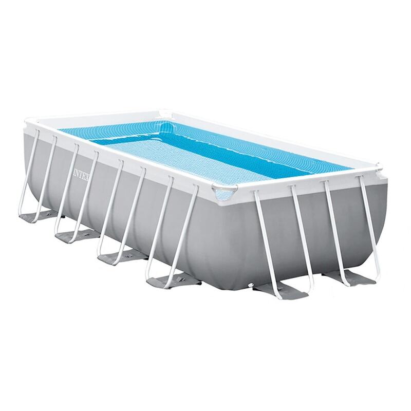 PISCINA DESMONTABLE FAMILIAR RECTANGULAR INTEX CON BOMBA Y FILTRO 400x200x100cm