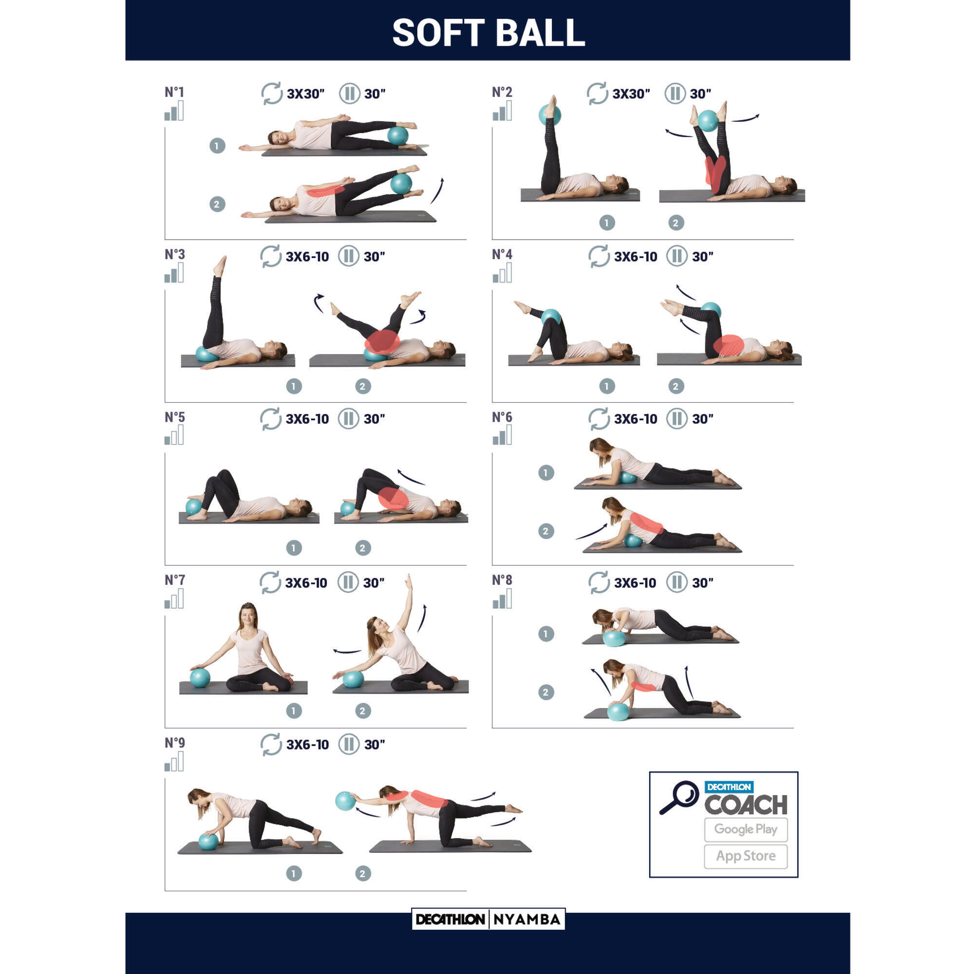 Decathlon soft ball Clearance