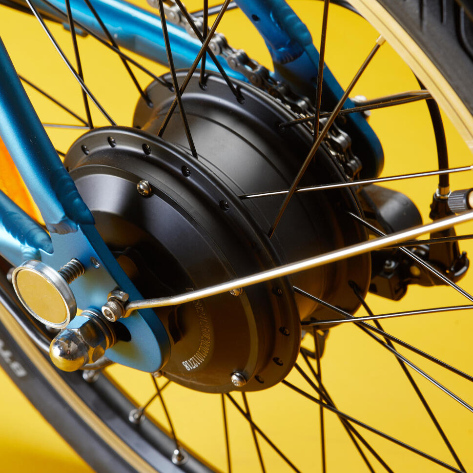 20 Inch Electric FOLDING BIKE btwin 500E BTWIN Decathlon