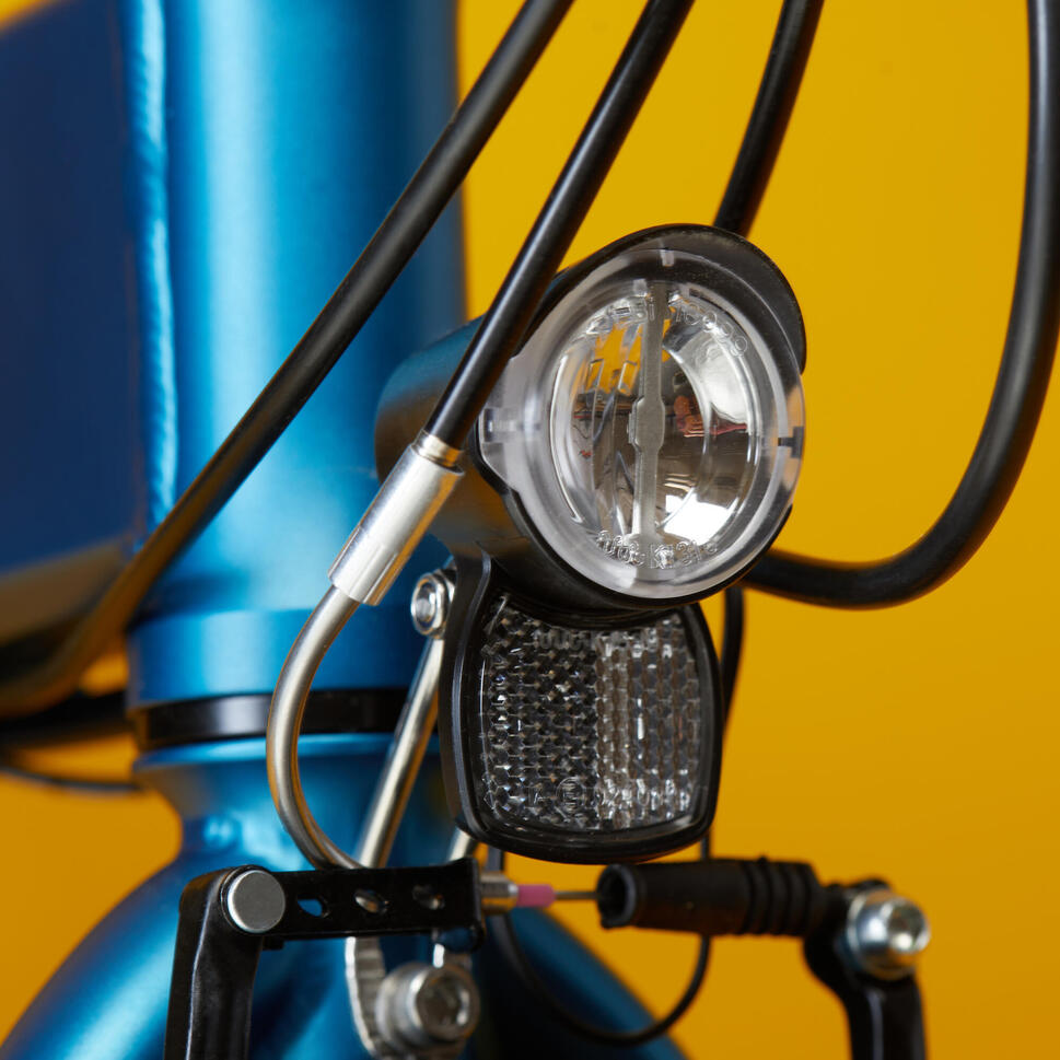 20 Inch Electric FOLDING BIKE btwin 500E Grey/black BTWIN Decathlon