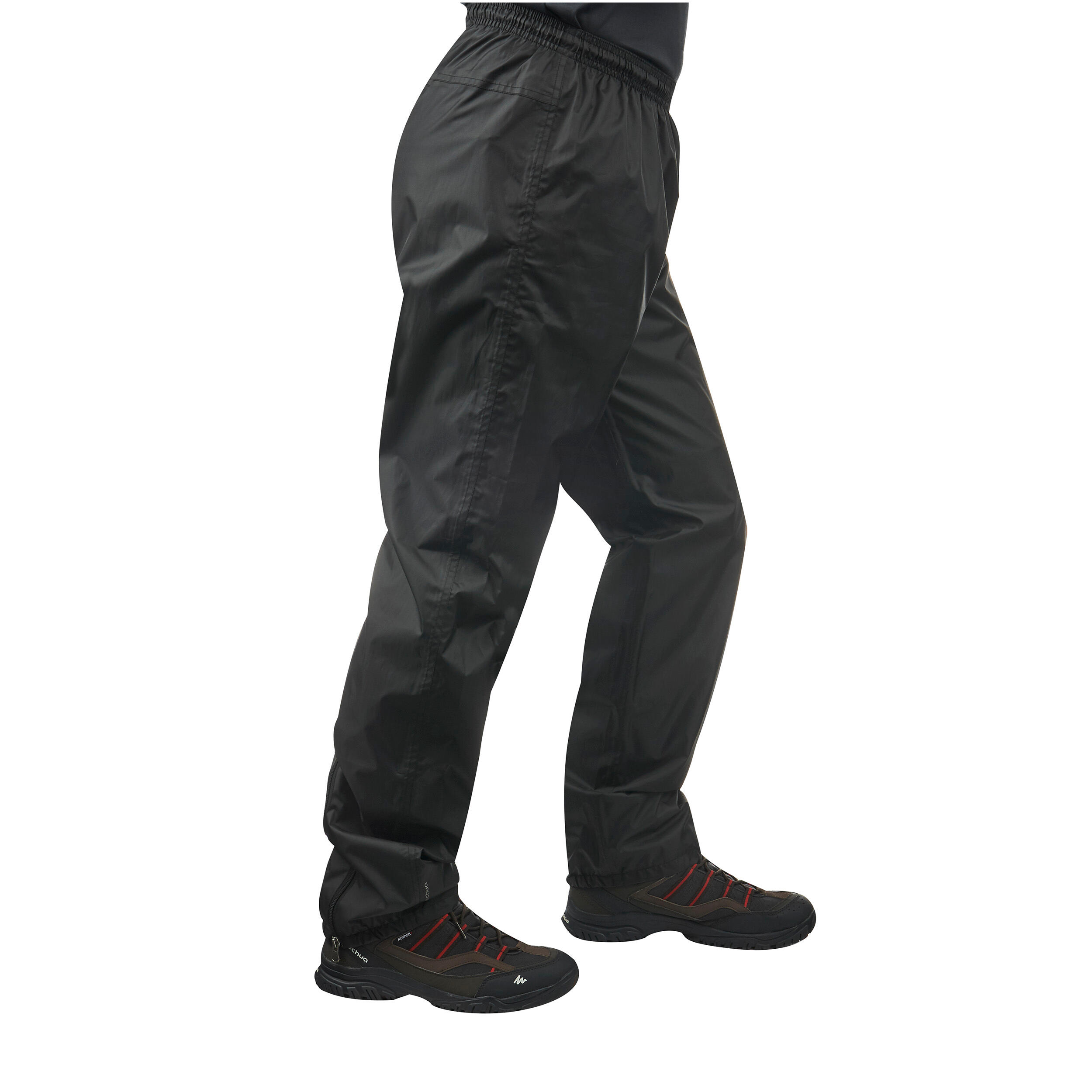 men s waterproof hiking overtrousers nh500 imper quechua 8382416