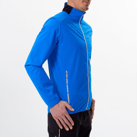 Куртка для беговых лыж легкая мужская синяя XC S 500