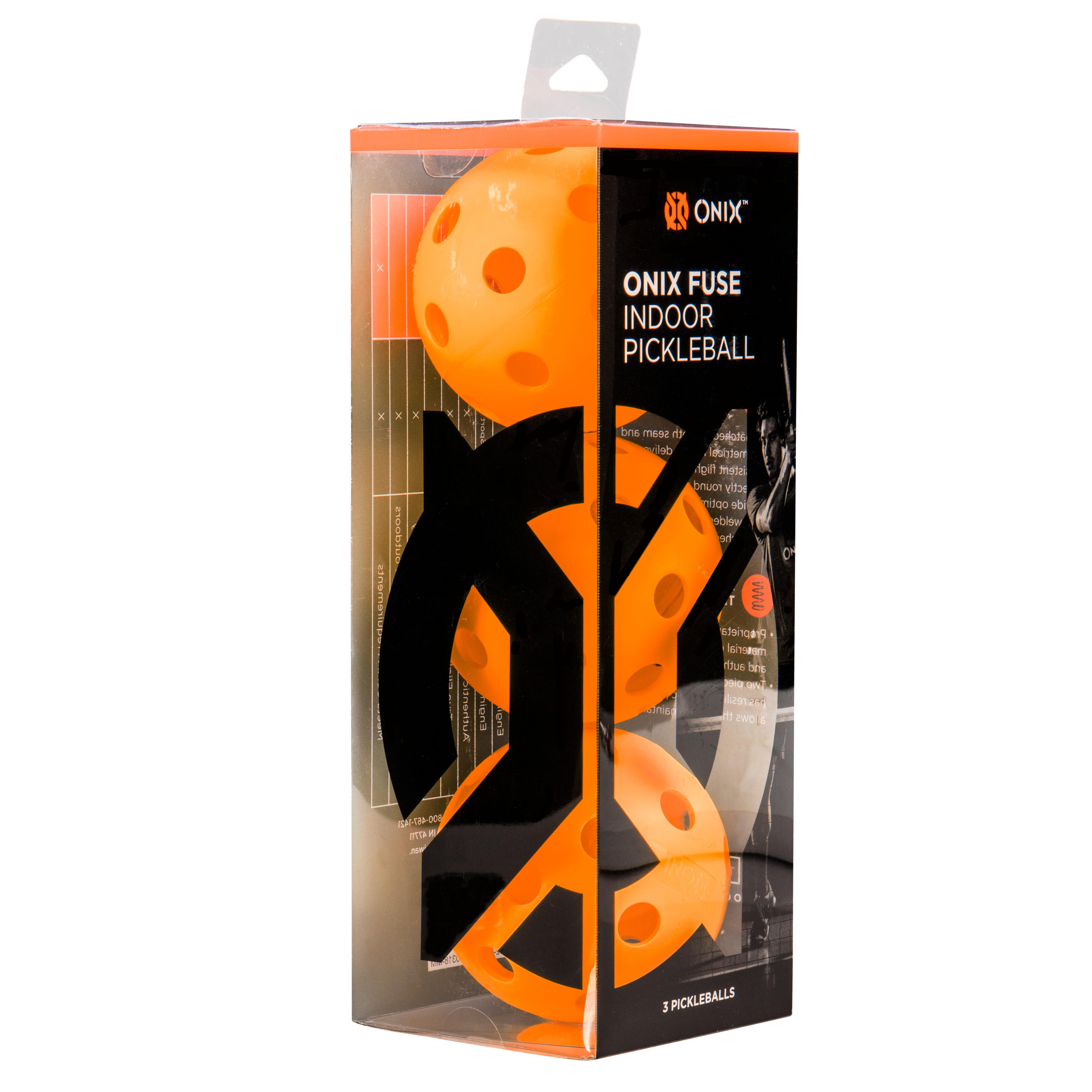 Fuse indoor pickleballs - ONIX