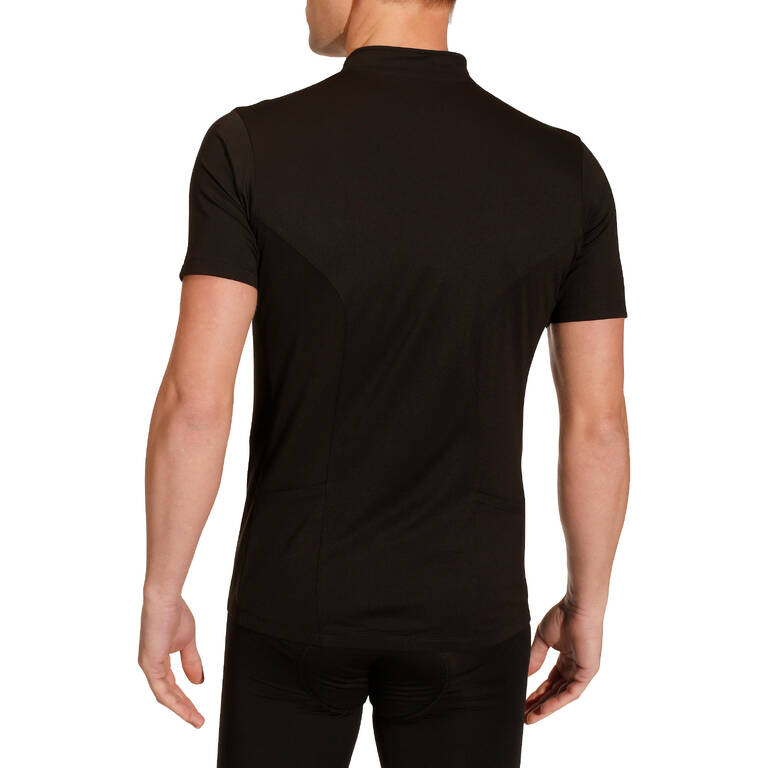 Essential Road Cycling Short-Sleeved Jersey - Black