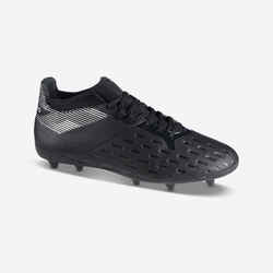 Adult Dry Artificial Pitch Moulded Rugby Boots Advance 500 - Black/Grey
