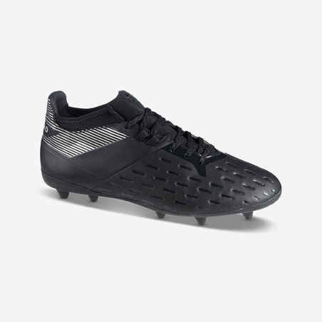 Sivi in črni ragbijski čevlji SCORE 500 FG