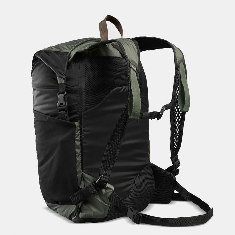 Rucsac de buzunar pliabil și impermeabil 25L, Travel verde