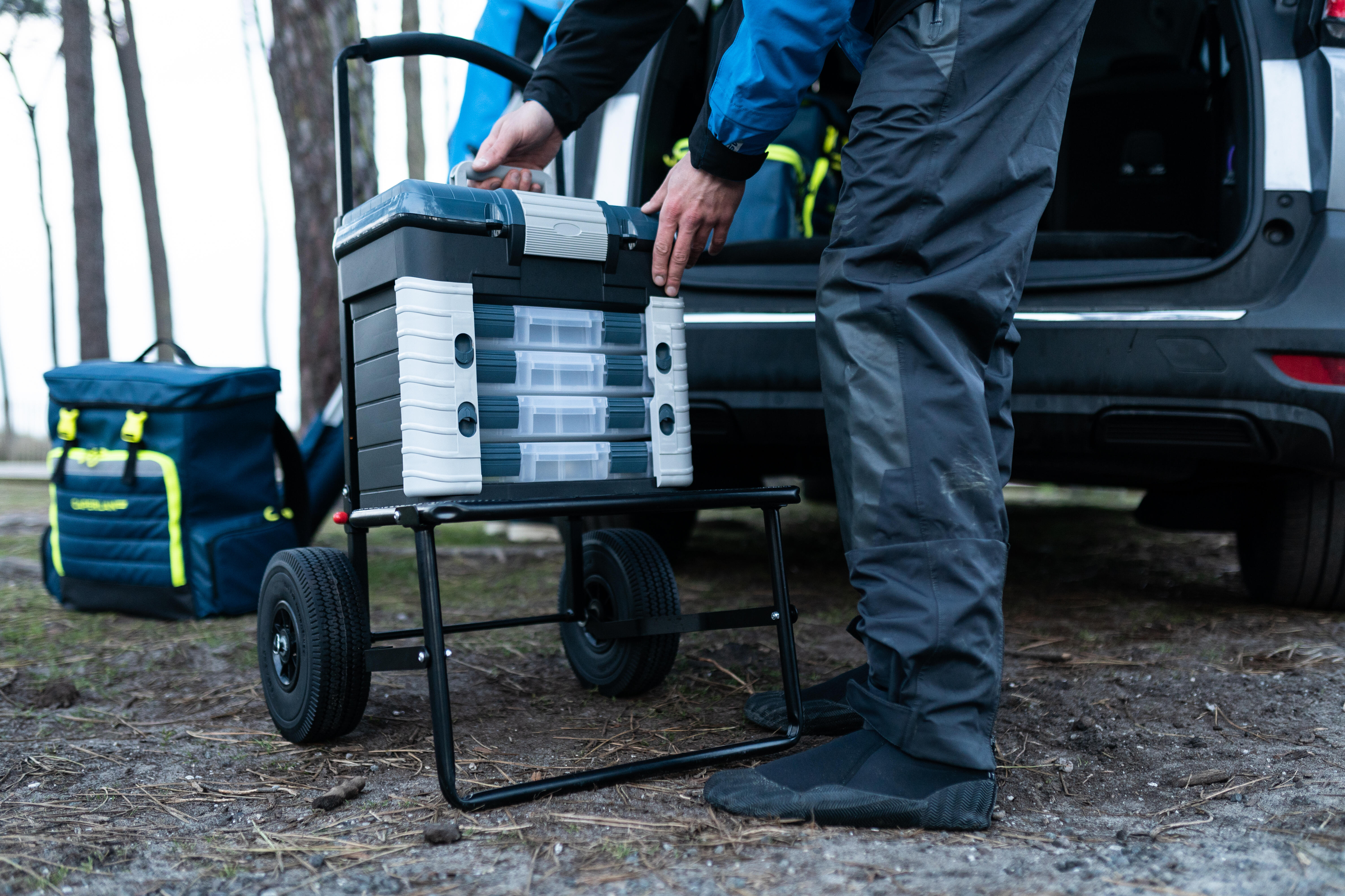 BX4D fishing tackle box 24.4 L - CAPERLAN