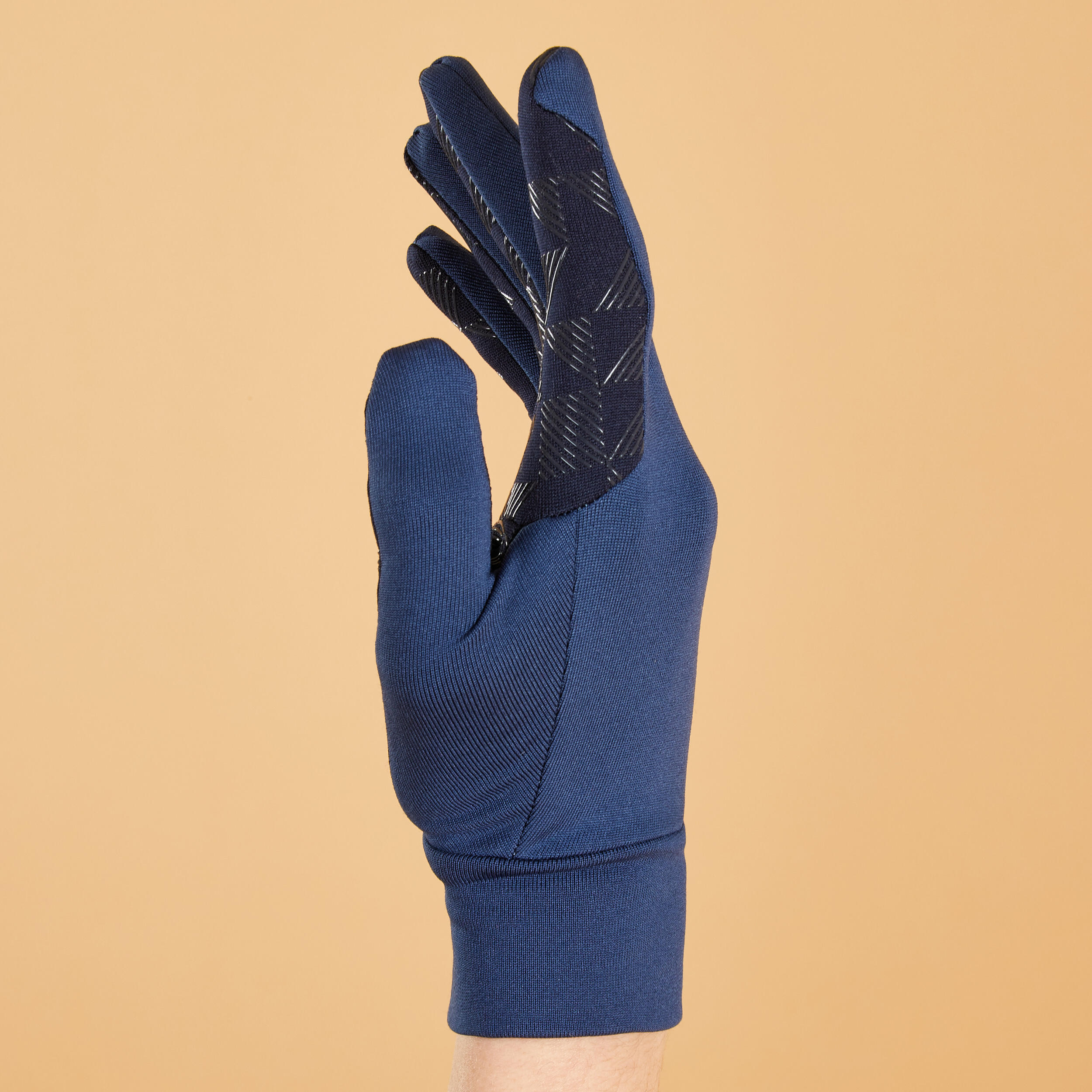 Kids' Horse Riding Gloves 100 - Blue