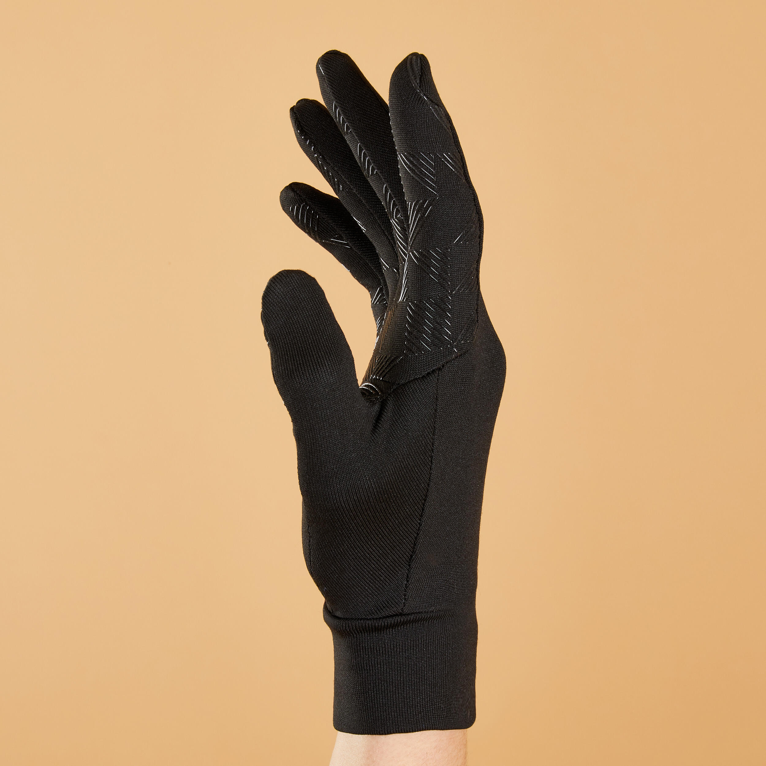 Kids' Horse Riding Gloves 100 - Black 5/5