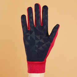 Παιδικά γάντια ιππασίας 100 - Ροζ