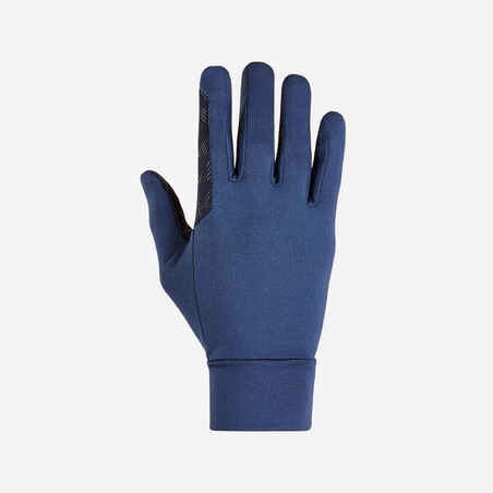 Kids' Horse Riding Gloves 100 - Blue