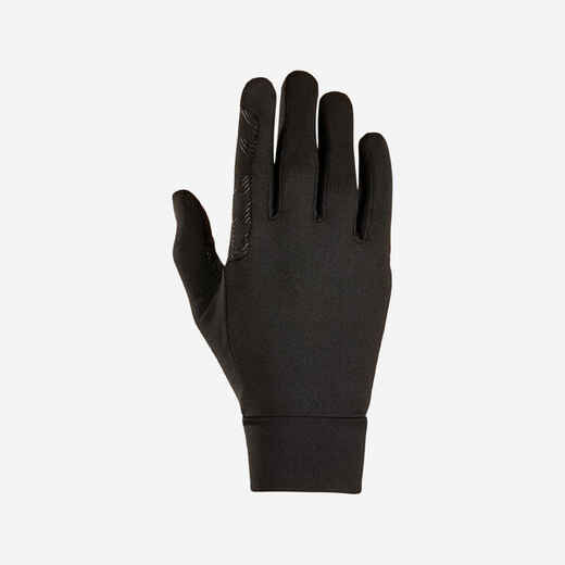 
      Kids' Horse Riding Gloves 100 - Black
  