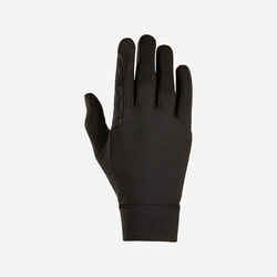 Kids' Horse Riding Gloves 100 - Black