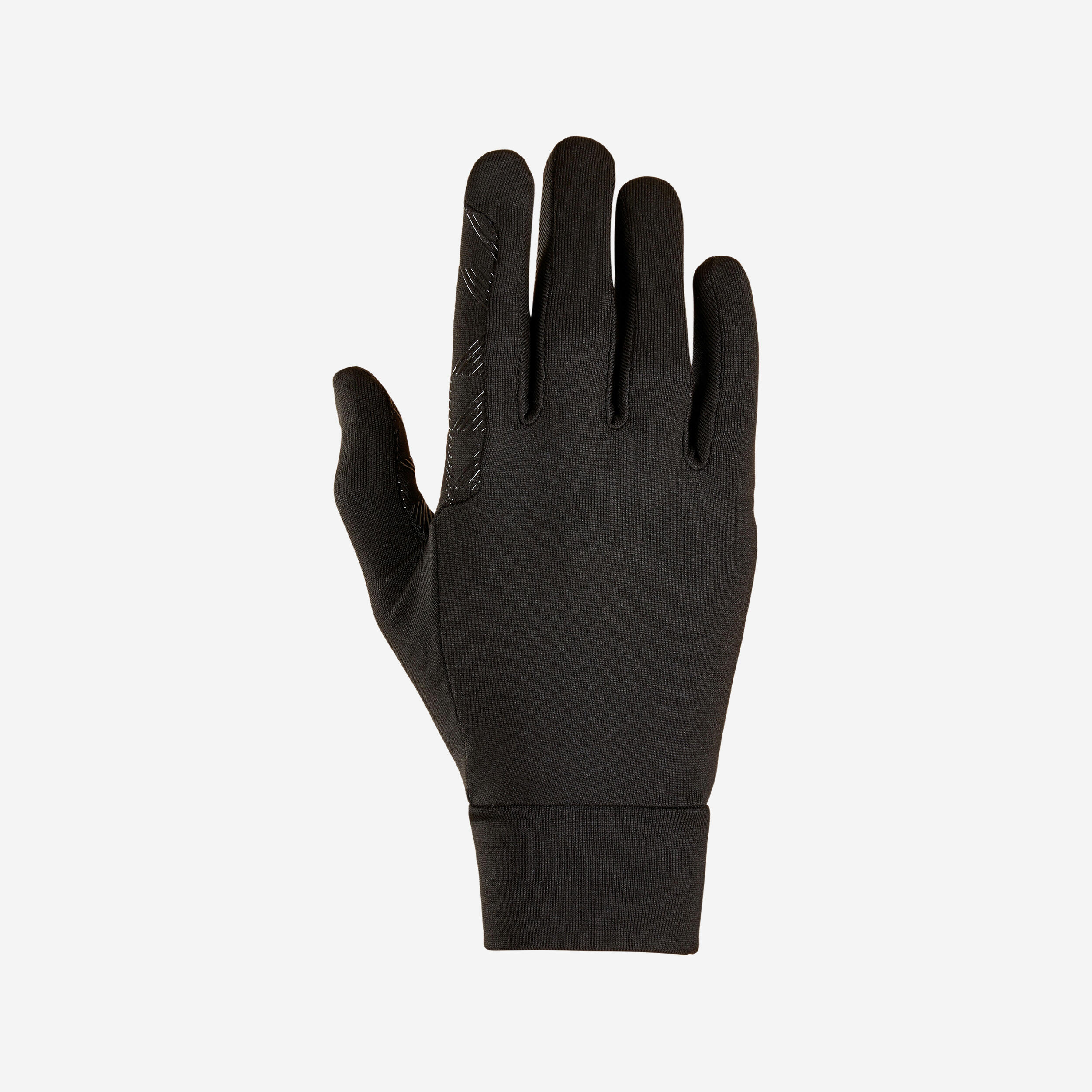 gants equitation enfant noir 100 - fouganza