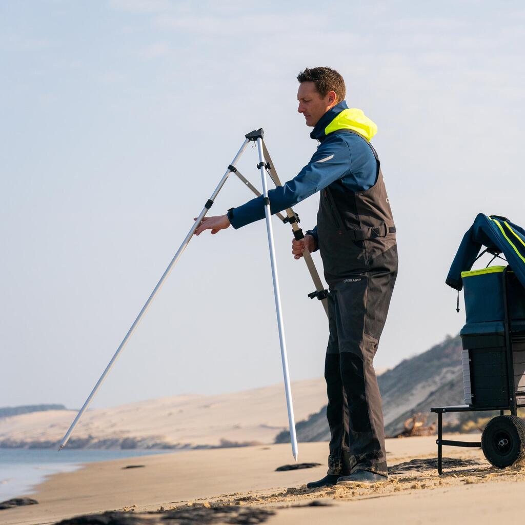 Trepied de pêche en surfcasting