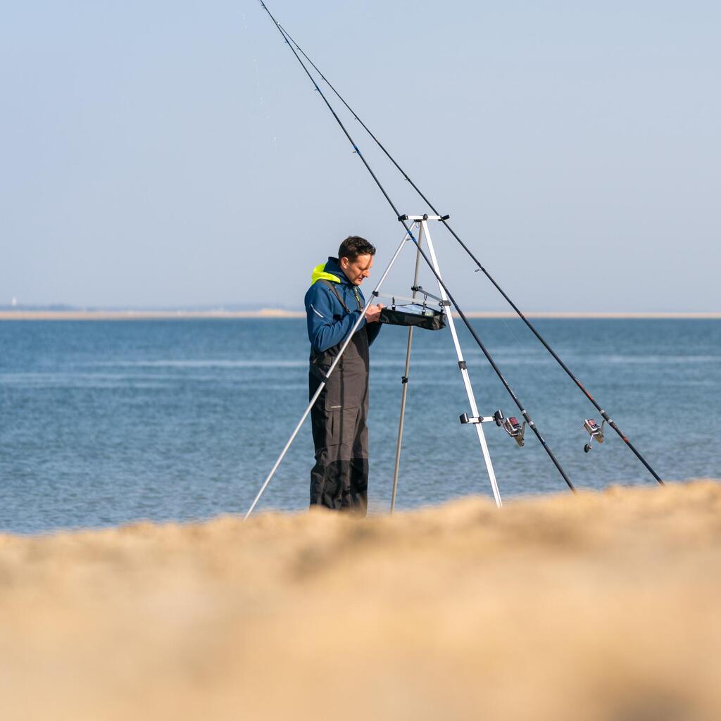 Trepied de pêche en surfcasting