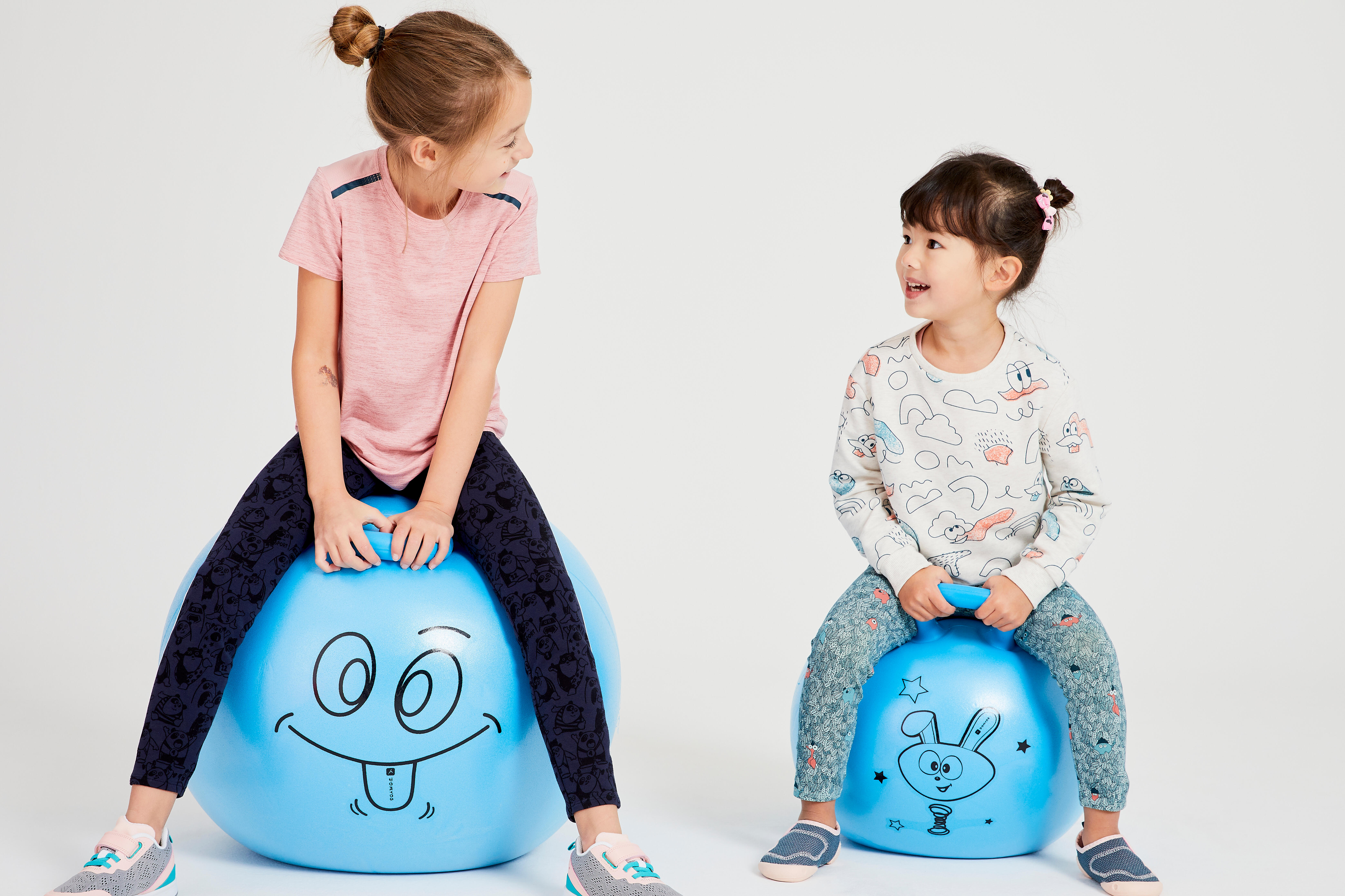 Ballon sauteur enfant - 45 cm bleu - DOMYOS