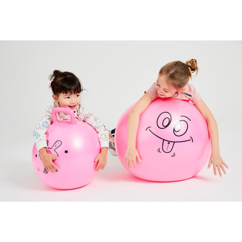 Hüpfball Resist 45 cm Gym Kinder rosa