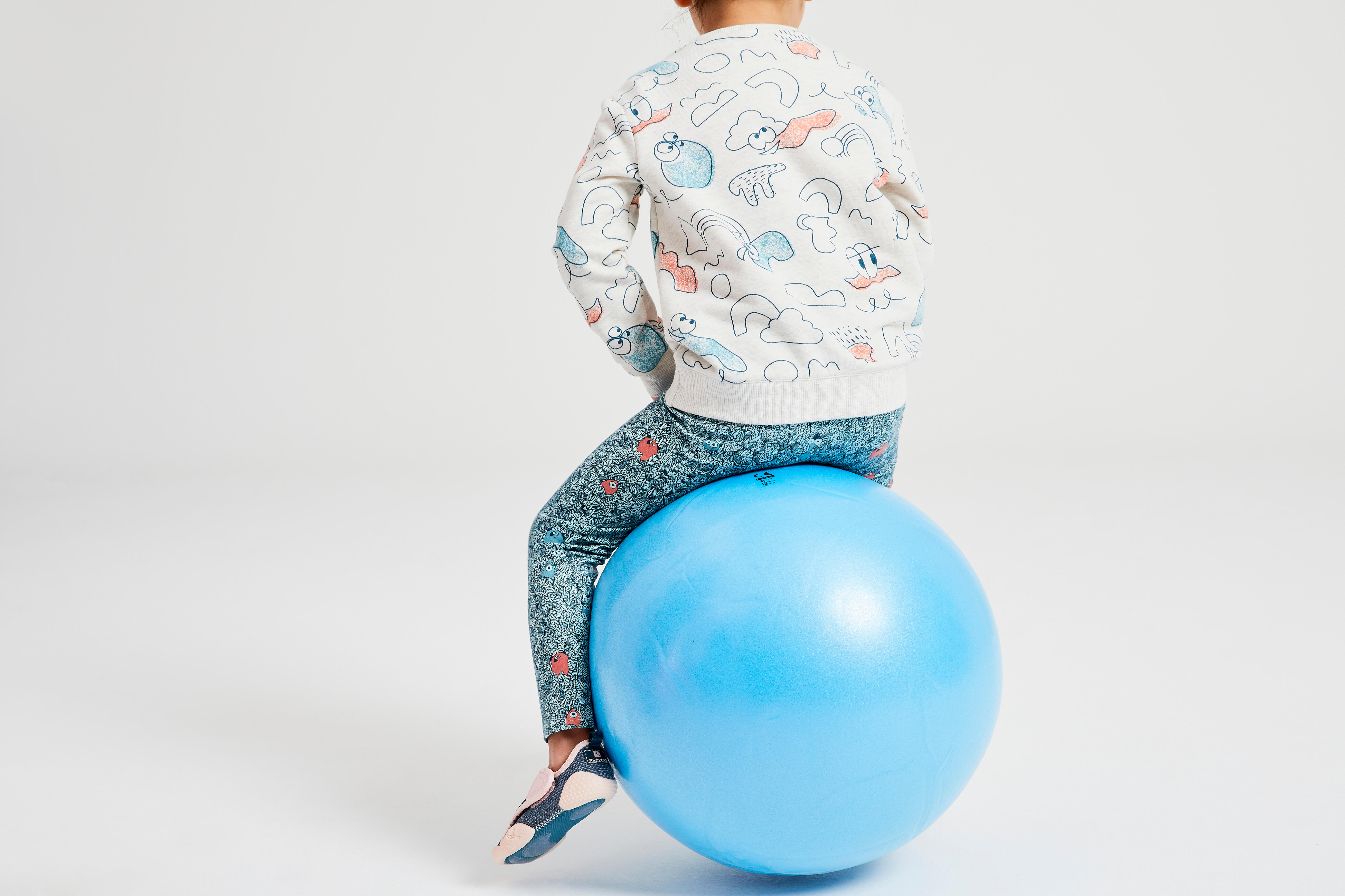 Ballon sauteur enfant - 45 cm bleu - DOMYOS
