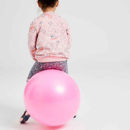 Kids' Baby Gym Sweatshirt Decat'oons - Pink Print