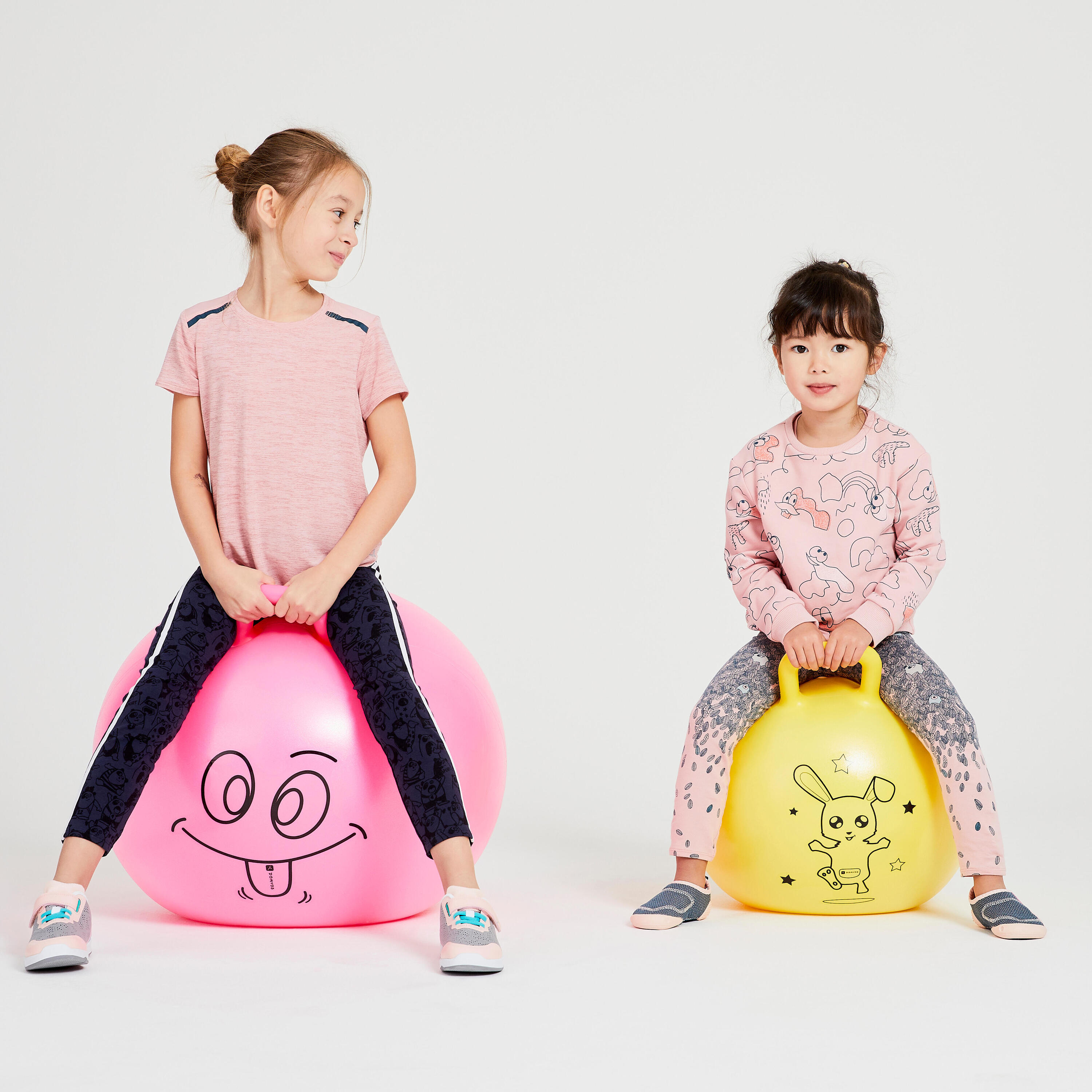Springbal voor kinderen Resist 45 cm geel 3/3