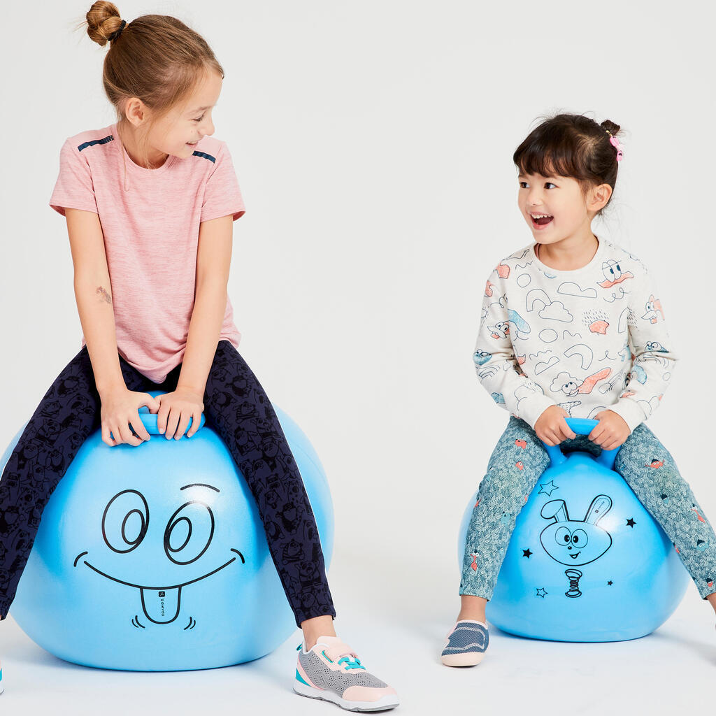 Ανθεκτικό παιδικό Space Hopper γυμναστικής 45 cm - Ροζ