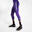 Legging 3/4 de basketball NBA Los Angeles Lakers Adulte - 500 violet