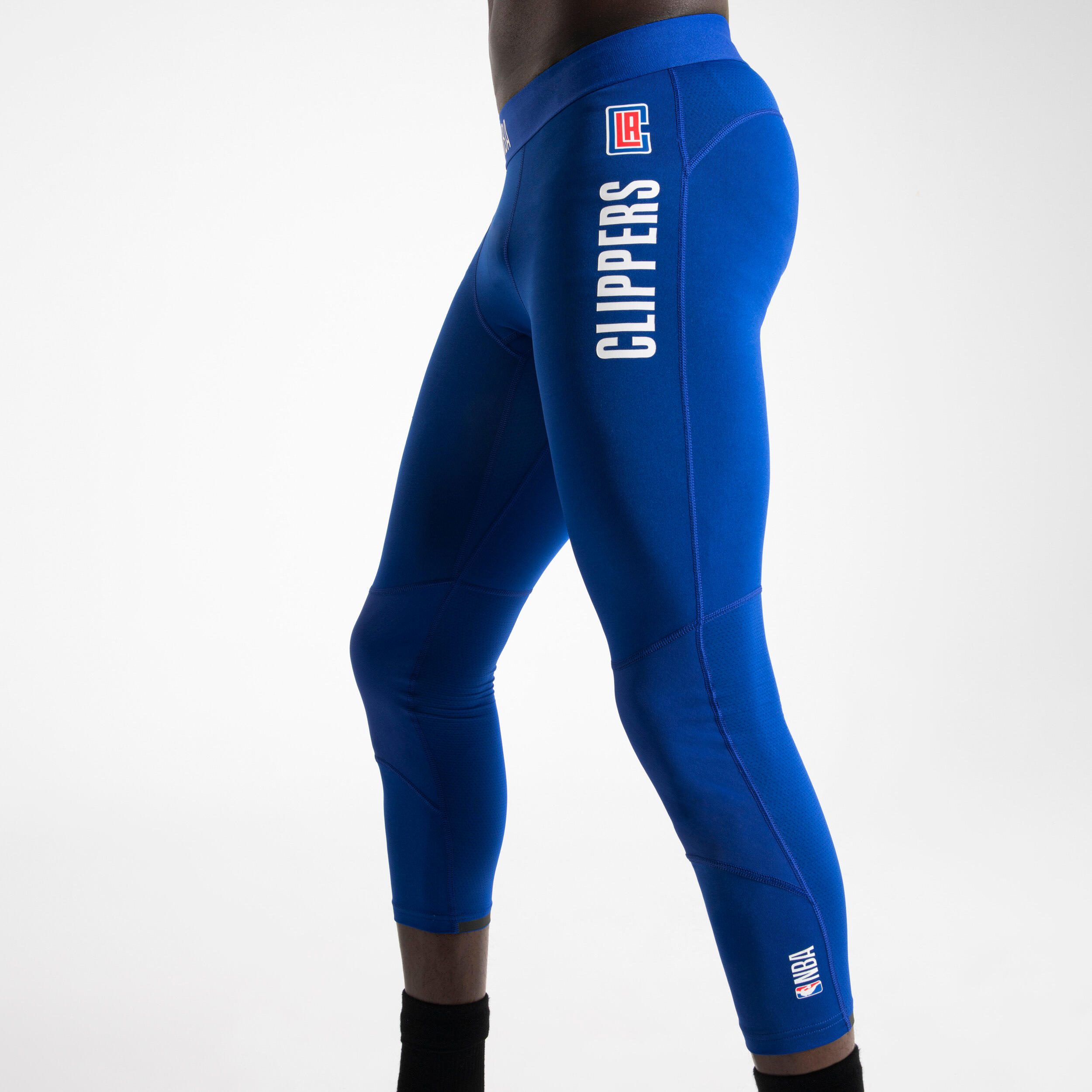Adult Basketball 3/4 Leggings 500 - NBA Los Angeles Clippers/Blue 1/9