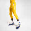 Adult 3/4 Basketball Leggings 500 - NBA Golden State Warriors/Yellow