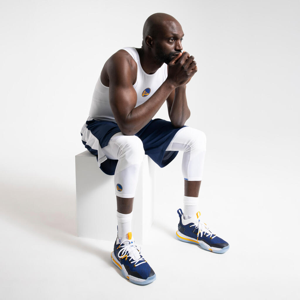 POLUDUGE HELANKE ZA KOŠARKU 500 MUŠKE - NBA GOLDEN STEJT VORIORSI/BELE