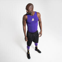 Men's Sleeveless Basketball Base Layer Jersey UT500 - NBA Los Angeles Lakers