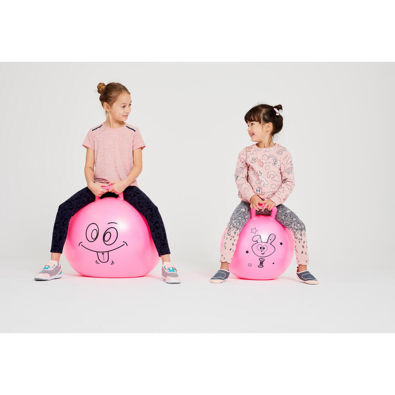 Ballon Sauteur Resist 45 cm gym enfant rose