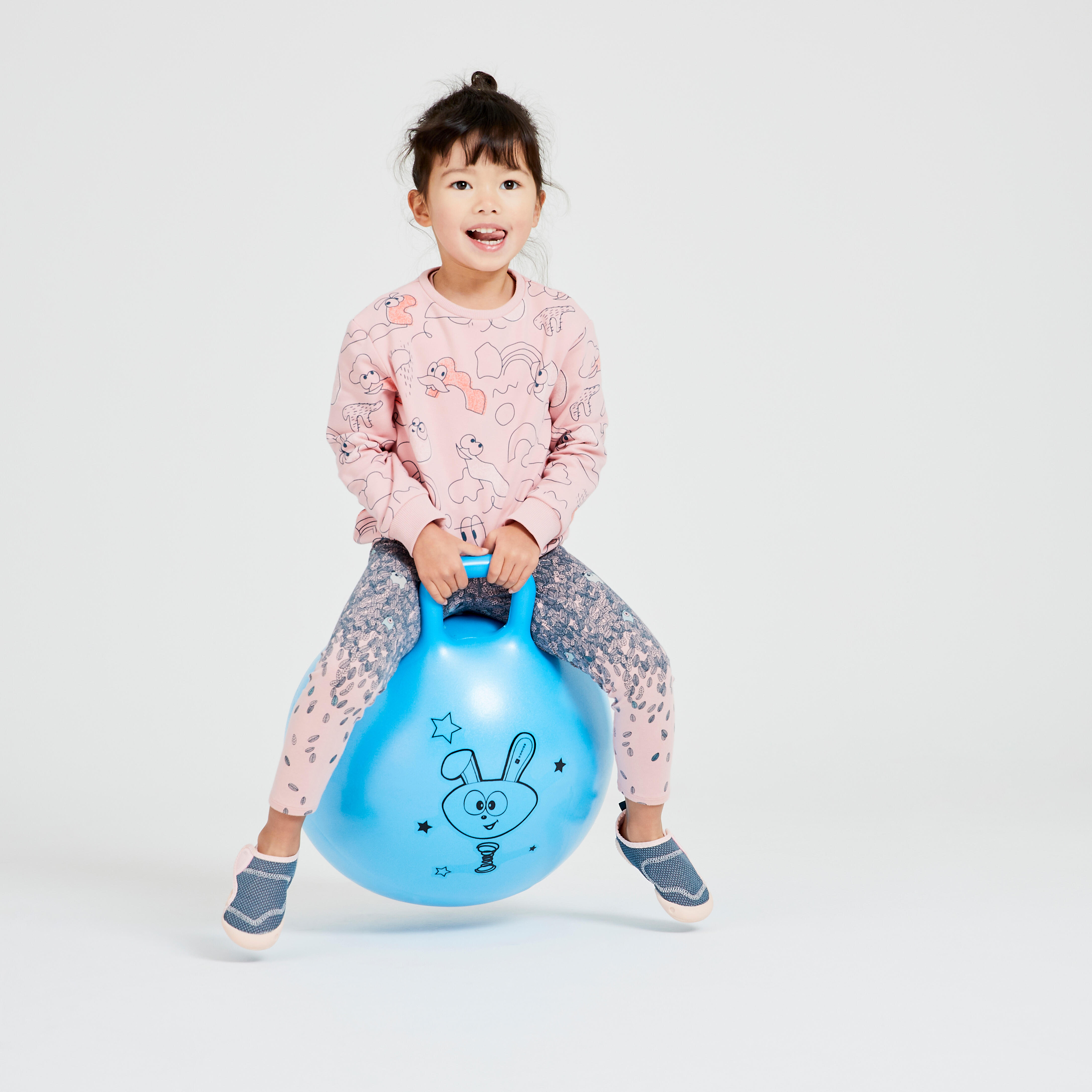 Blue Dog A Great Way for Your Kids to Exercise While Having A Good Time Forest & Twelfth Kids Hopper Ball Incredible Bounce Balls for Indoor or Outdoor Fun for Your Child 