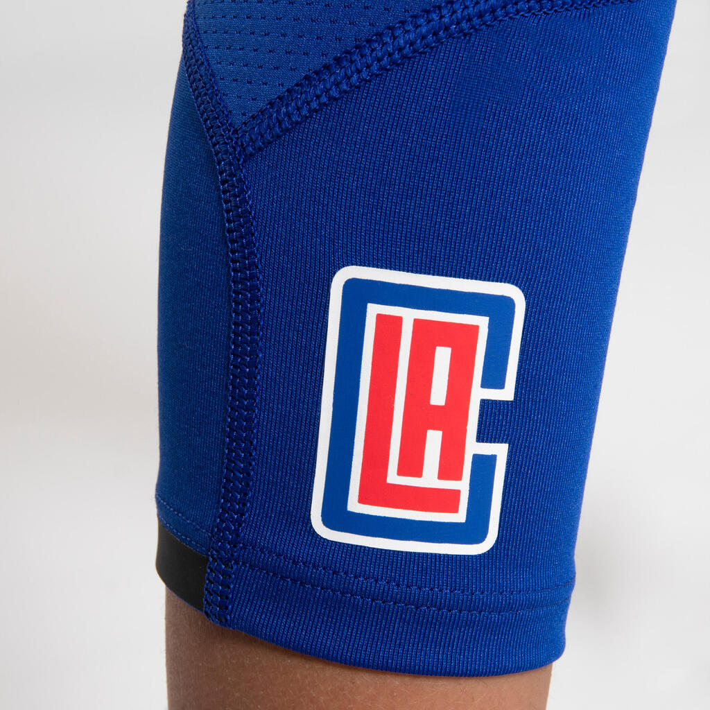 Boys'/Girls' Capri Basketball Leggings - Blue/NBA Los Angeles Clippers