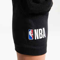 Kids' Protective Basketball Knee Pads KP500 Twin-Pack - NBA/Black