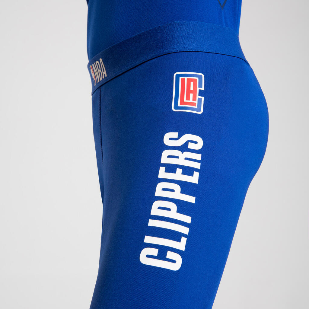 Boys'/Girls' Capri Basketball Leggings - Blue/NBA Los Angeles Clippers