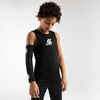 Kids' Slim Fit Basketball Base Layer Jersey UT500 - Black/NBA Los Angeles Lakers