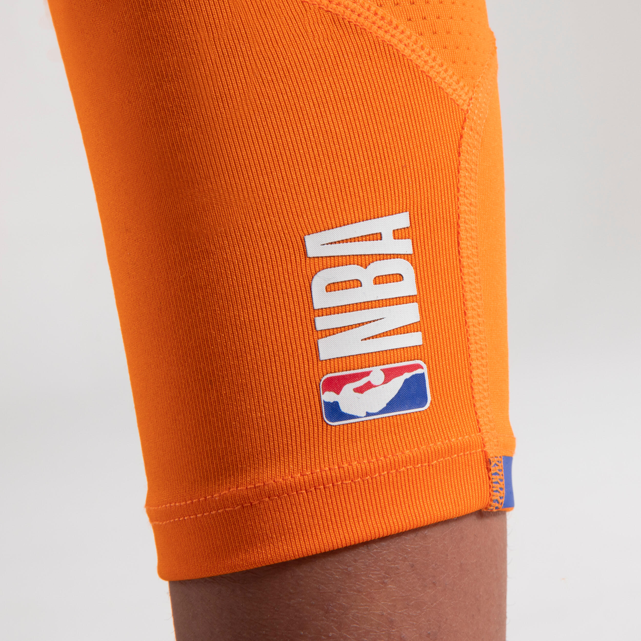 Boys'/Girls' Capri Basketball Leggings - Orange/NBA New York Knicks 10/11