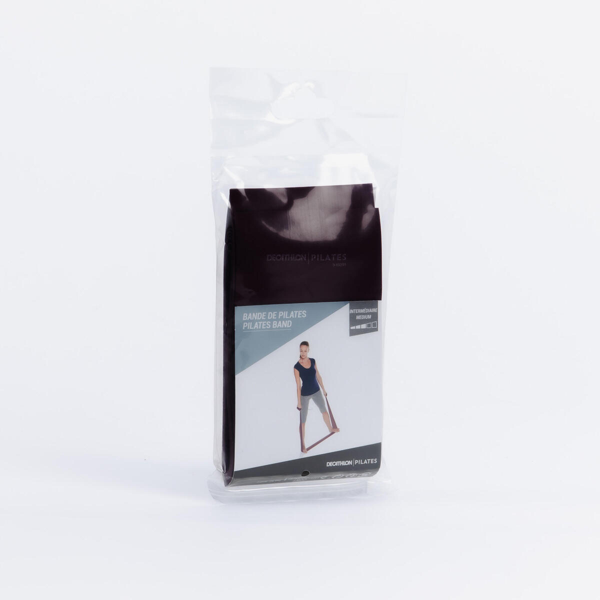 Bande élastique Pilates résistance  3 kg - Bordeaux