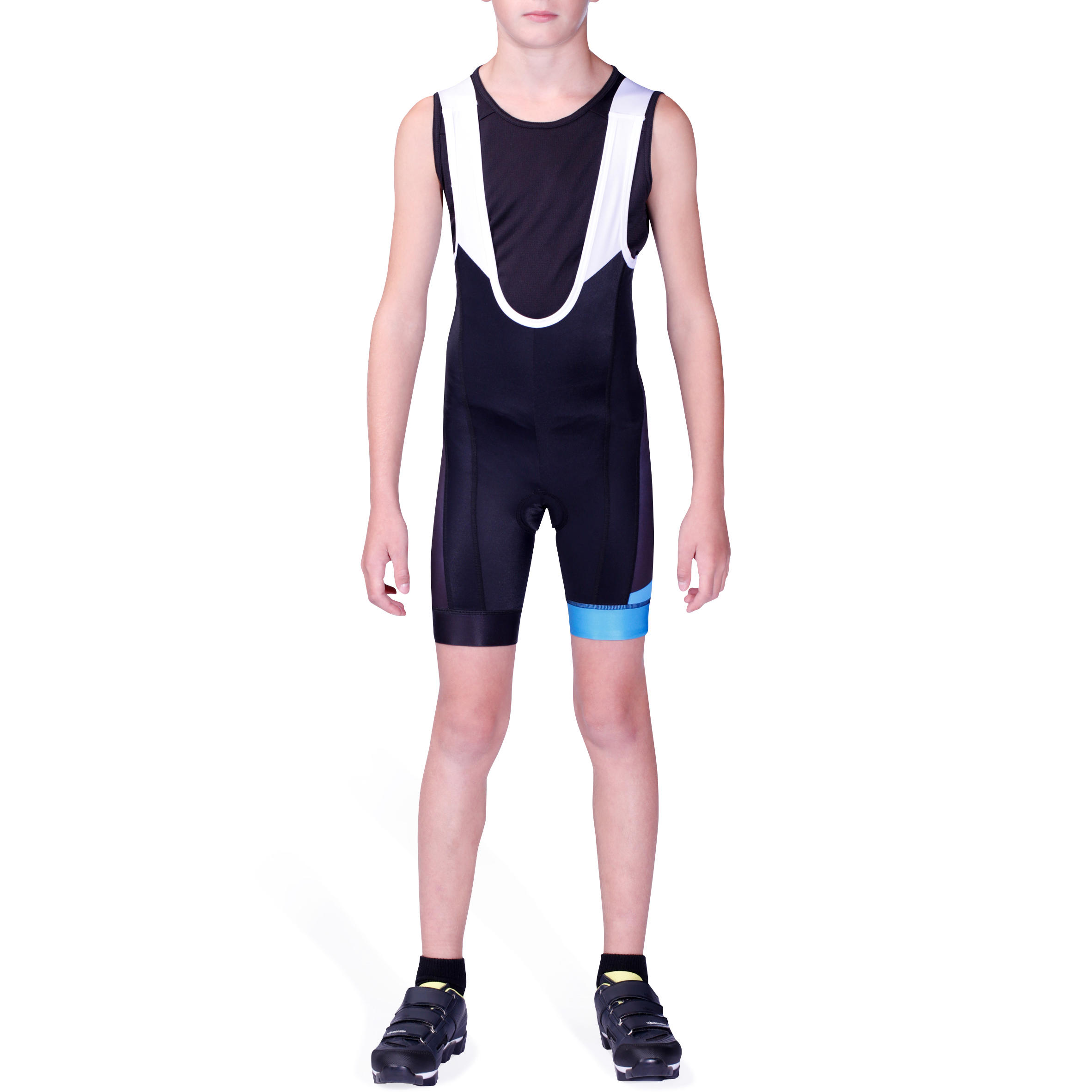 700 Kids' Cycling Shorts - Black / Blue 2/9