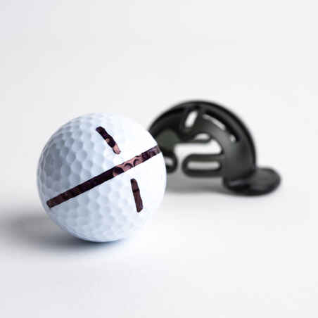 Golf ball line stencil