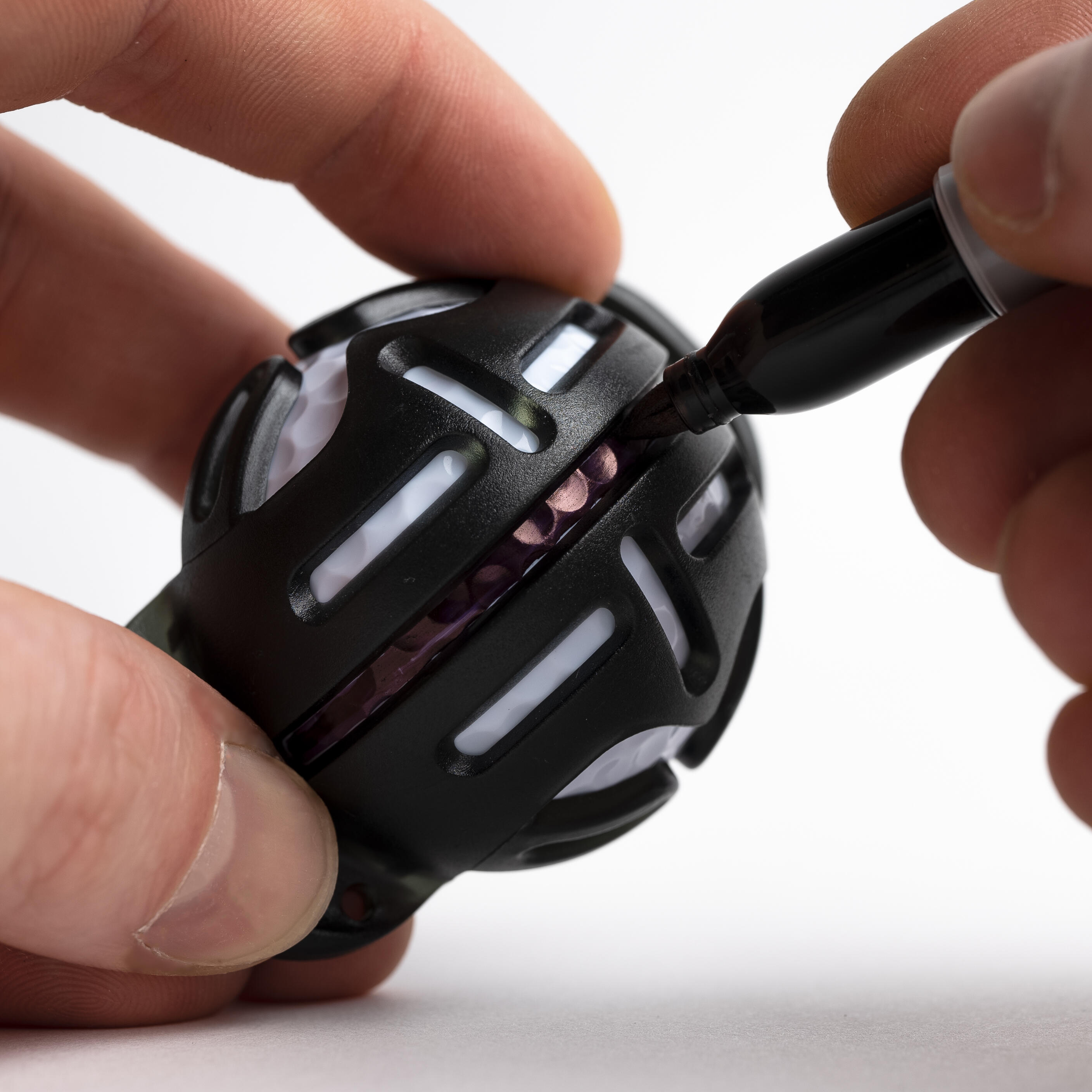 Golf ball line stencil