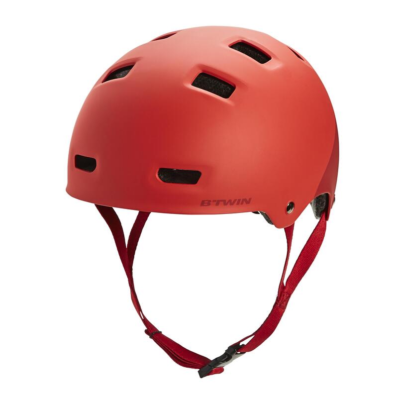 Dětská cyklistická helma TEEN 520 červená