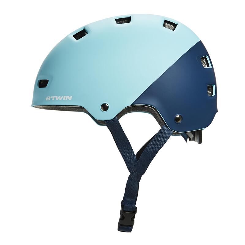 Dětská cyklistická helma TEEN 520 modrá 