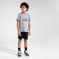 T-SHIRT / MAILLOT DE BASKETBALL ENFANT - TS500 FAST GRIS