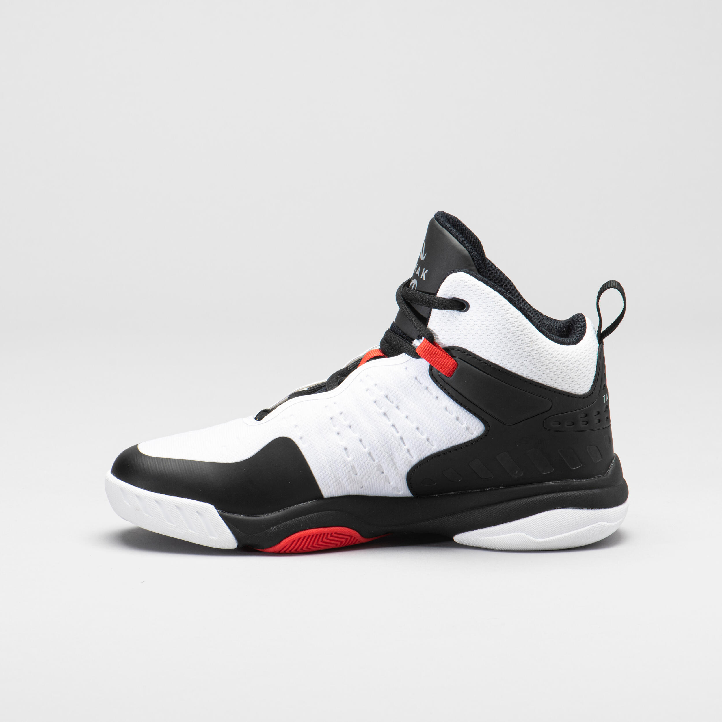 Kids' Intermediate Basketball Shoes SS500H - Black/White 2/8
